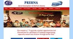 Desktop Screenshot of prerna.org